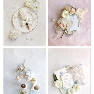 digital art print flat lay white background clean product shot