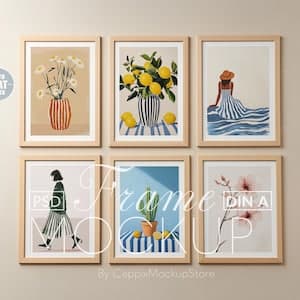 Etsy shop listings grid wall art prints collection