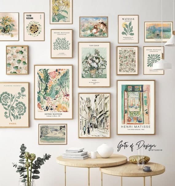 Etsy search results page wall art digital prints