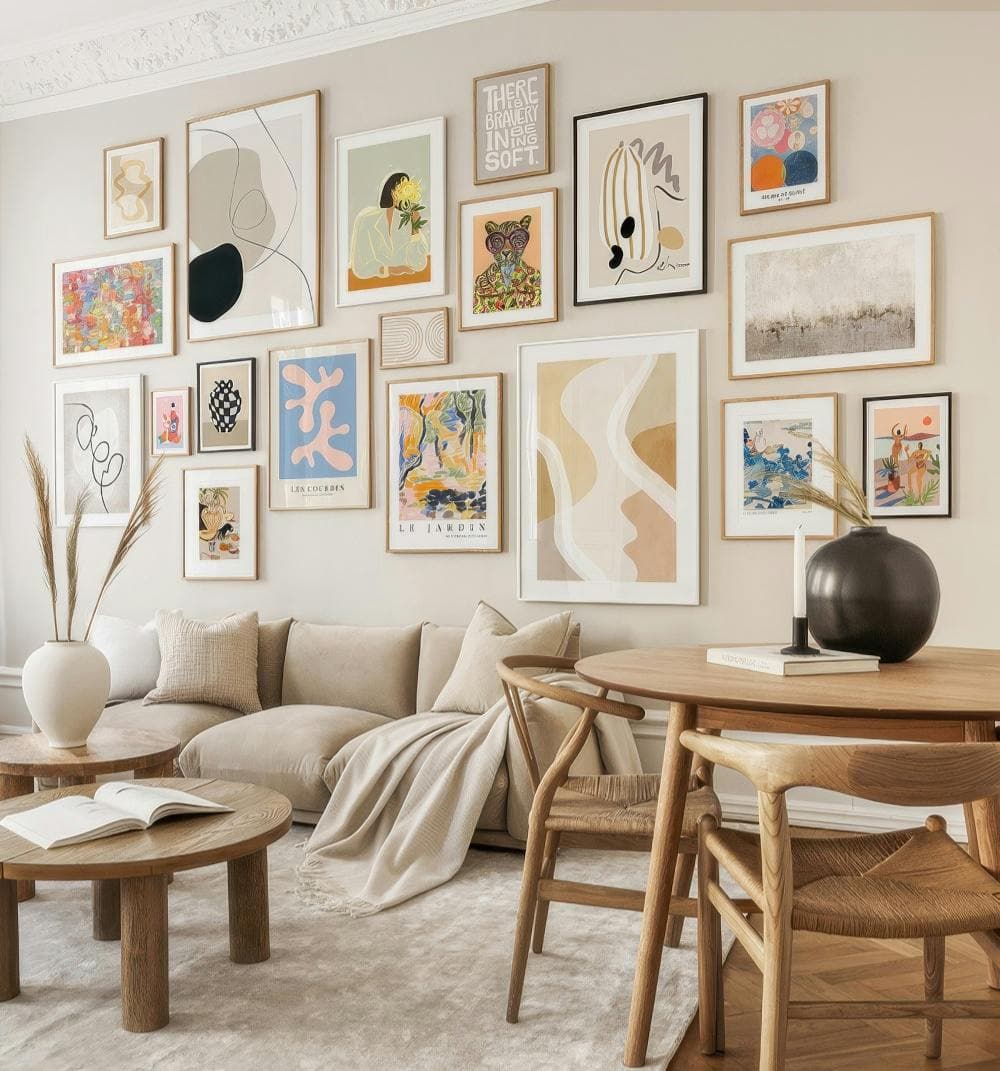 How to List a Diptych or Triptych Poster Set on Etsy Using a Single Gallery Wall Mockup That Shows the Full Set Together