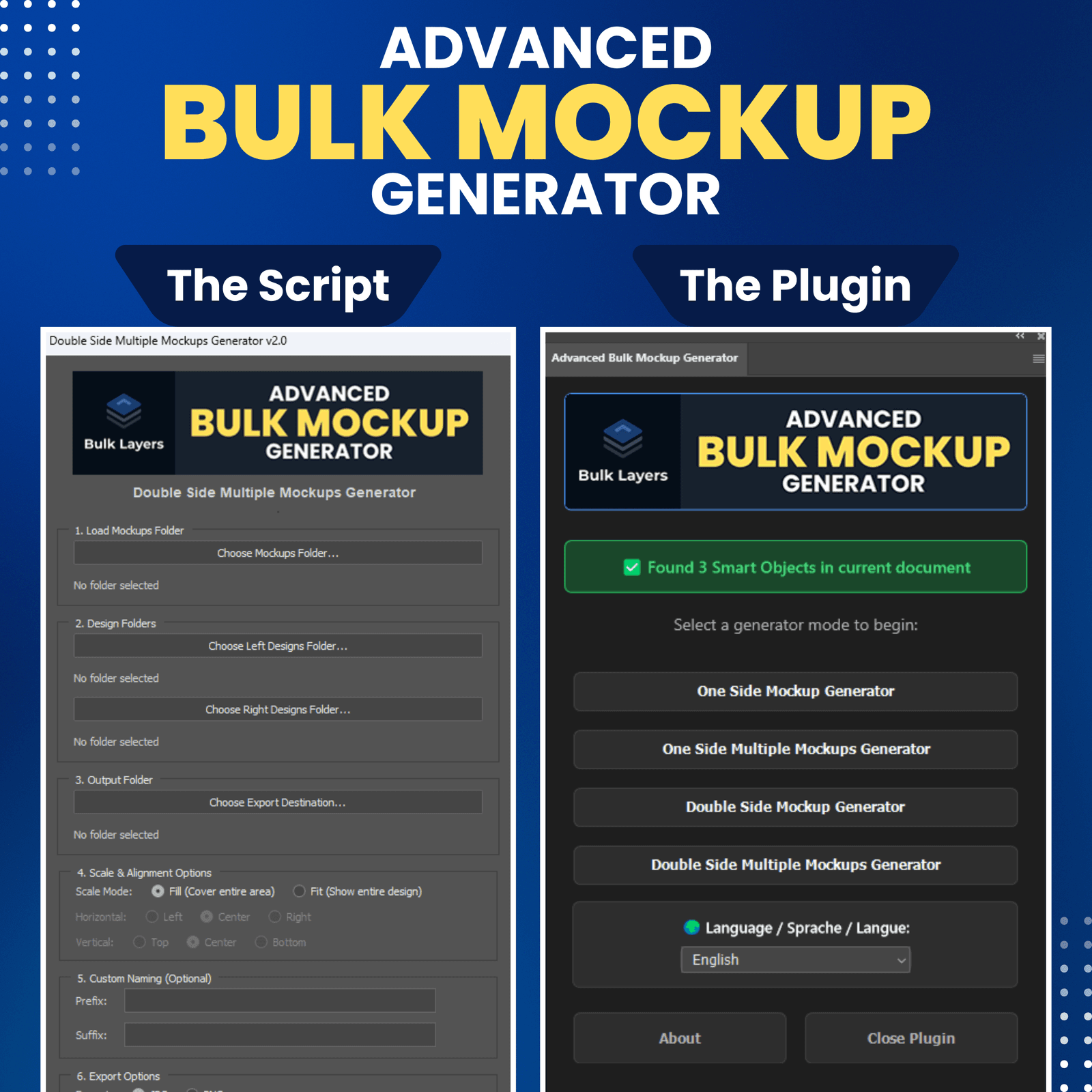 bulk mockup generation workflow digital prints multiple files