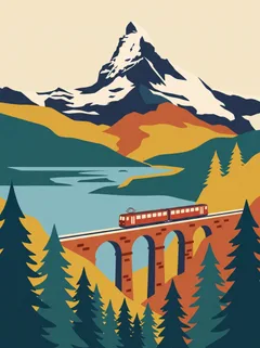 Alpine railway design