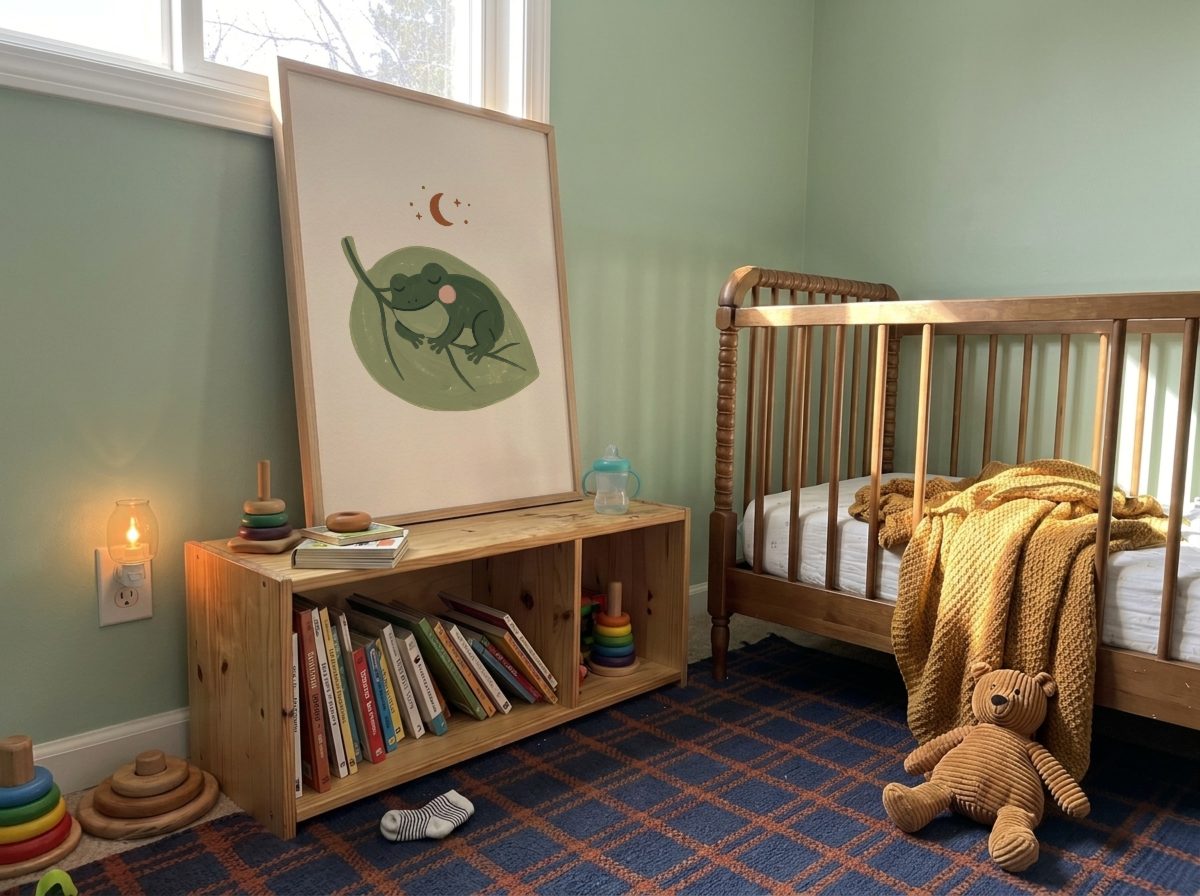 Nursery Frame Mockup with a sample print