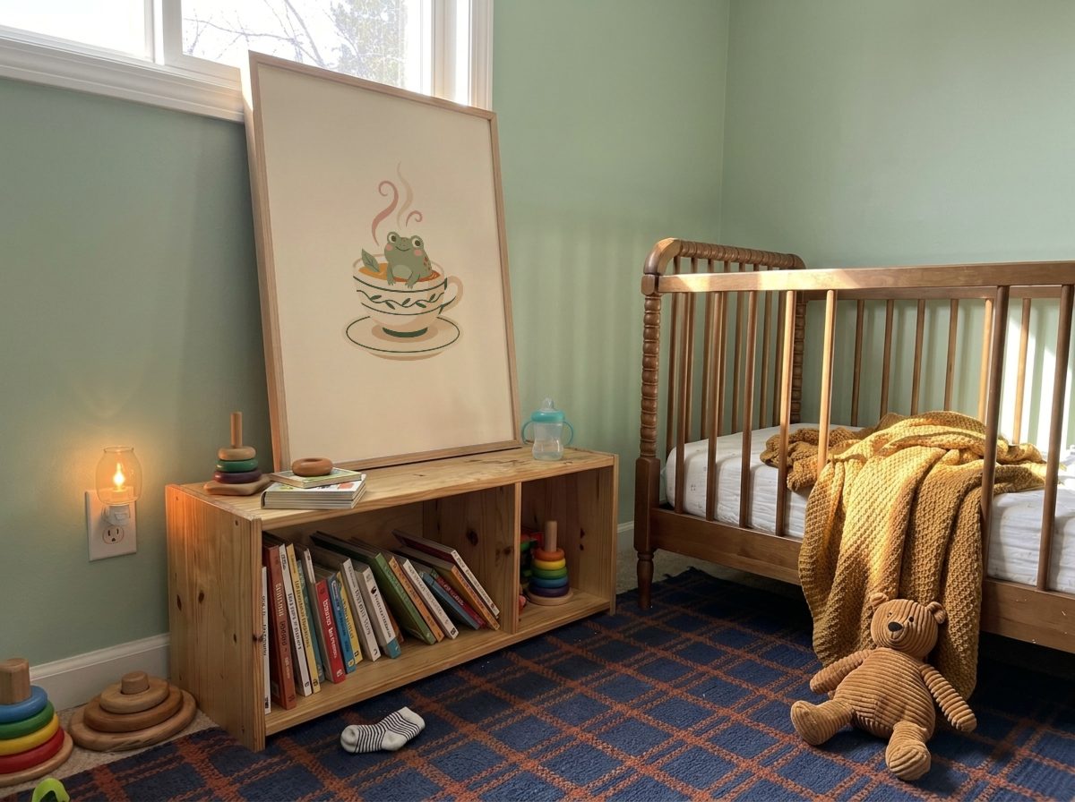 Nursery Frame Mockup with a sample print